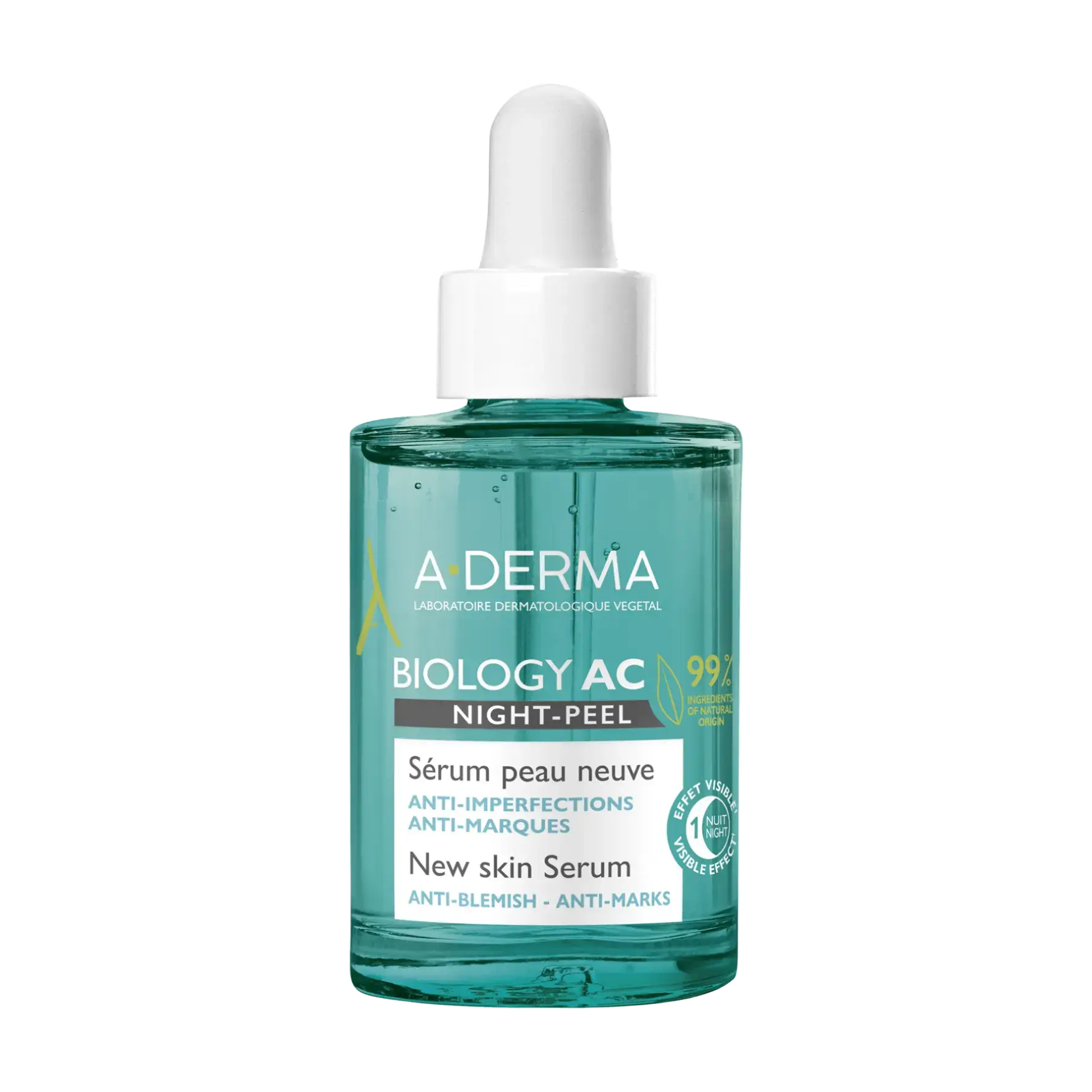 A-derma Biology AC Night Peel New Skin Serum