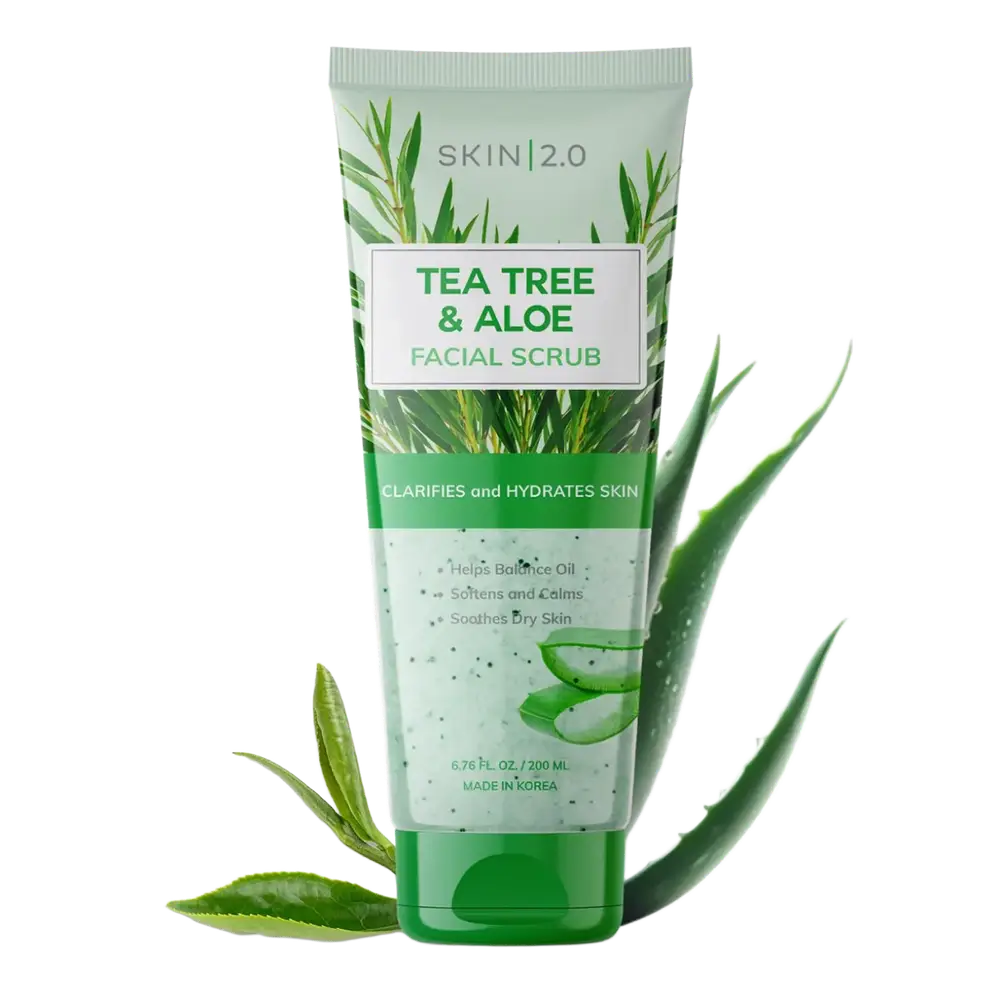 Skin 2.0 Tea Tree & Aloe Facial Scrub