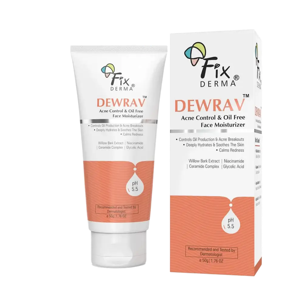 Fixderma Skincare Dewrav Acne Control & Oil Free Face Moisturizer