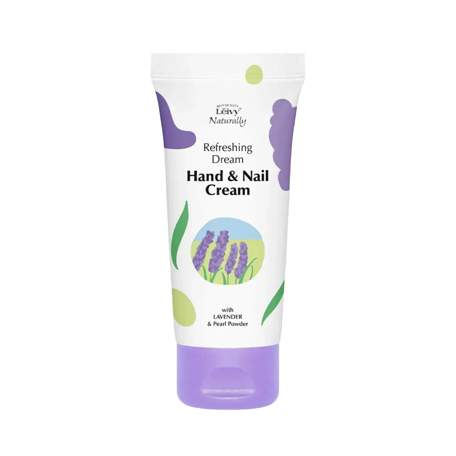 Leivy Naturally Hand & Nail Cream Lavender & Pearl Powder