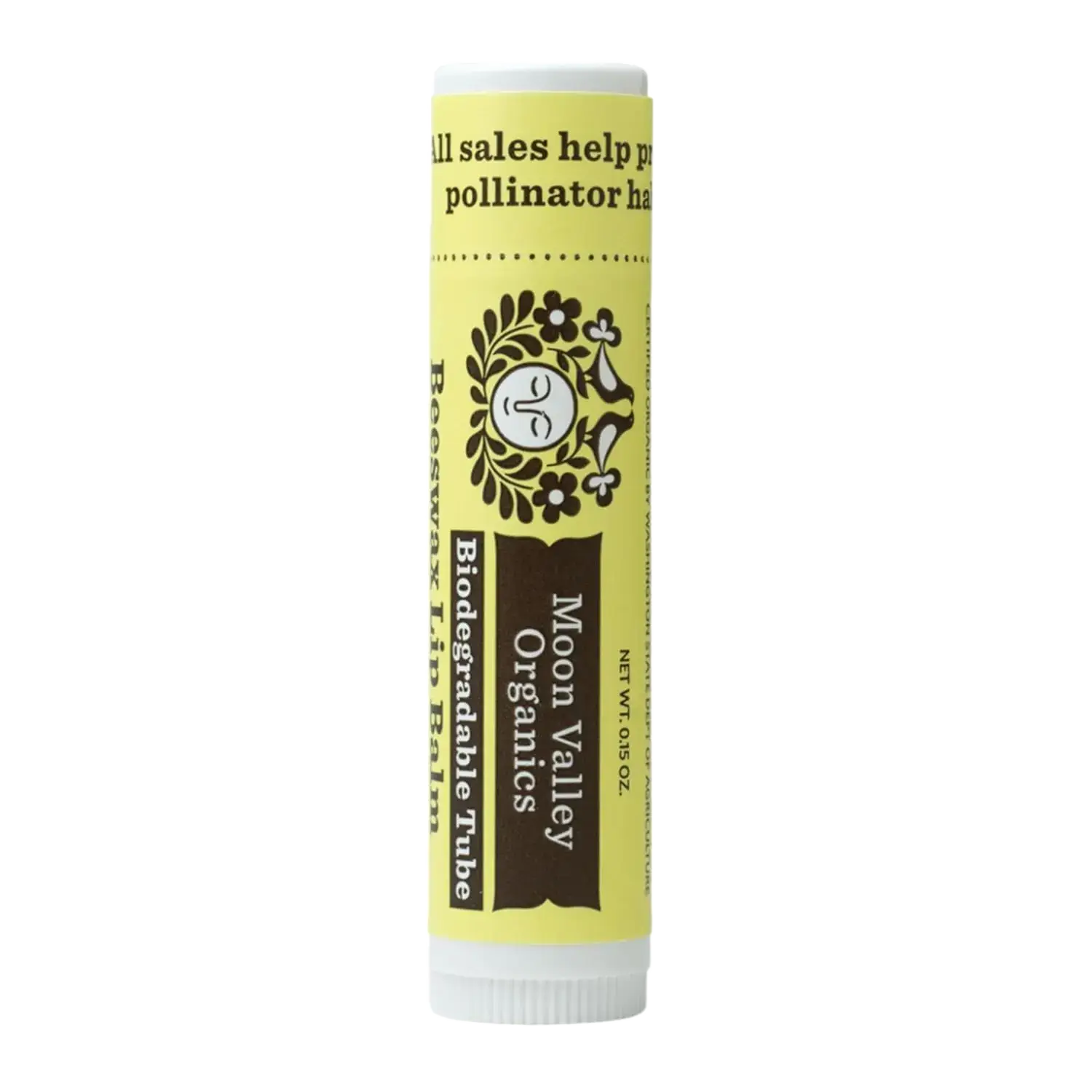 Moon Valley Organics Beeswax Lip Balm Velvety Vanilla