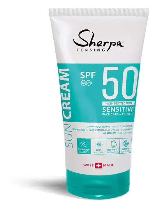 Sherpa Tensing Sensitive Sun Cream SPF 50