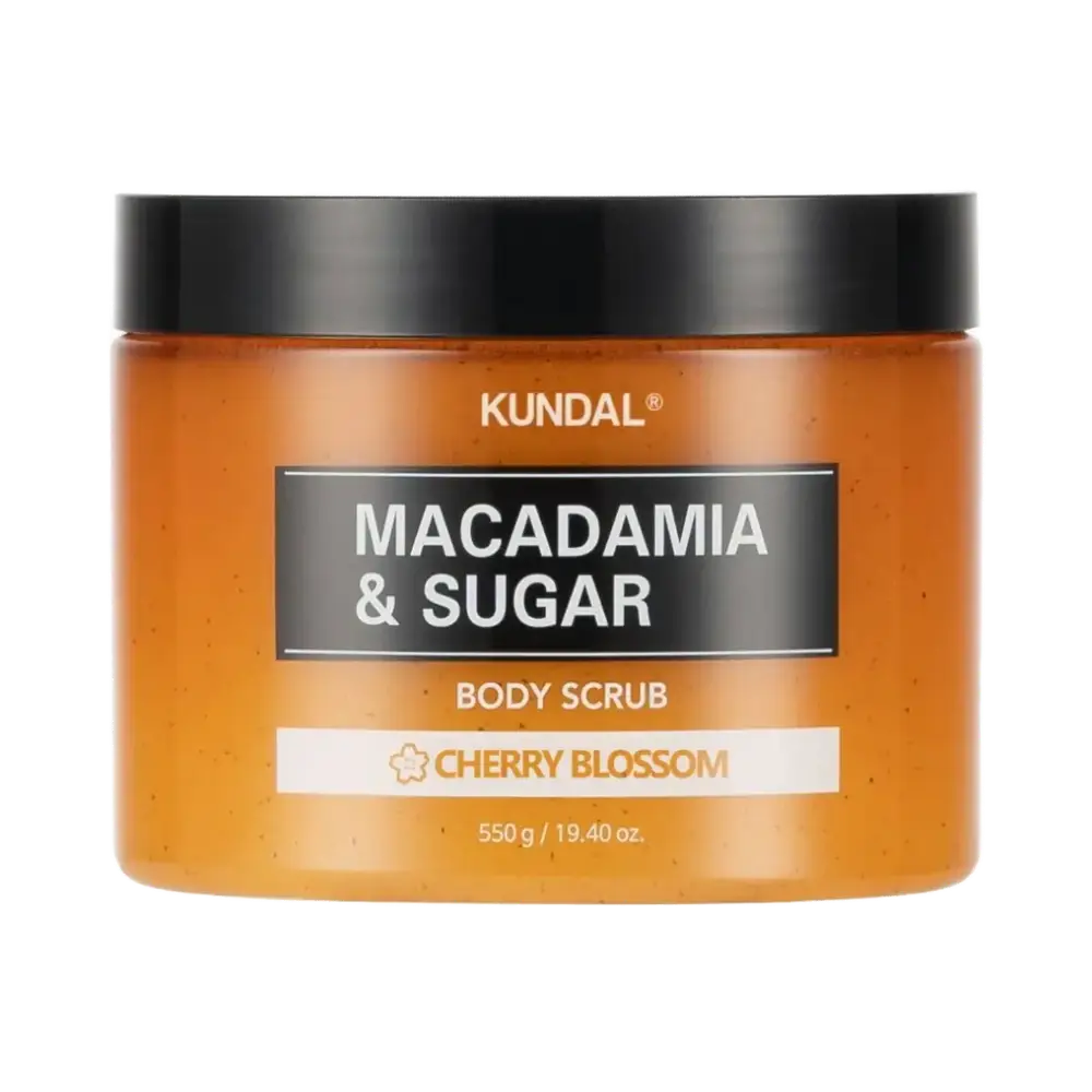 Kundal Macadamia & Sugar Body Scrub Cherry Blossom