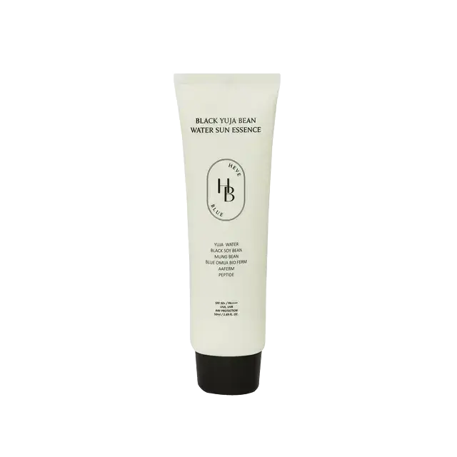 Heveblue Black Yuja Bean Water Sun Essence SPF 50+