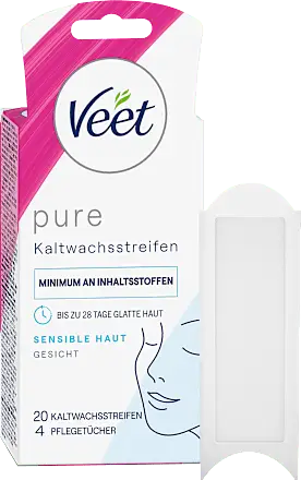 Veet Kaltwachsstreifen Gesicht Sensitive