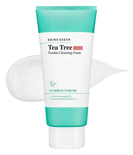 Bring Green Tea Tree Cica Trouble Cleansing Foam