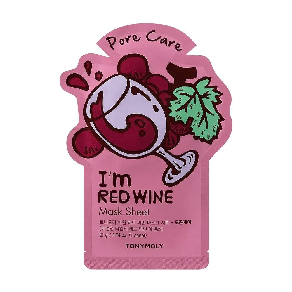 TONYMOLY I'm Sheet Mask Red Wine Pore Care