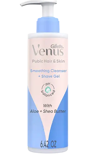 Gillette Venus Pubic Hair & Skin Smoothing Cleanser + Shave Gel
