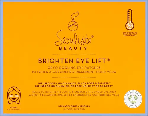 Seoulista Beauty Brighten Eye Lift Cryo Cooling Eye Patches