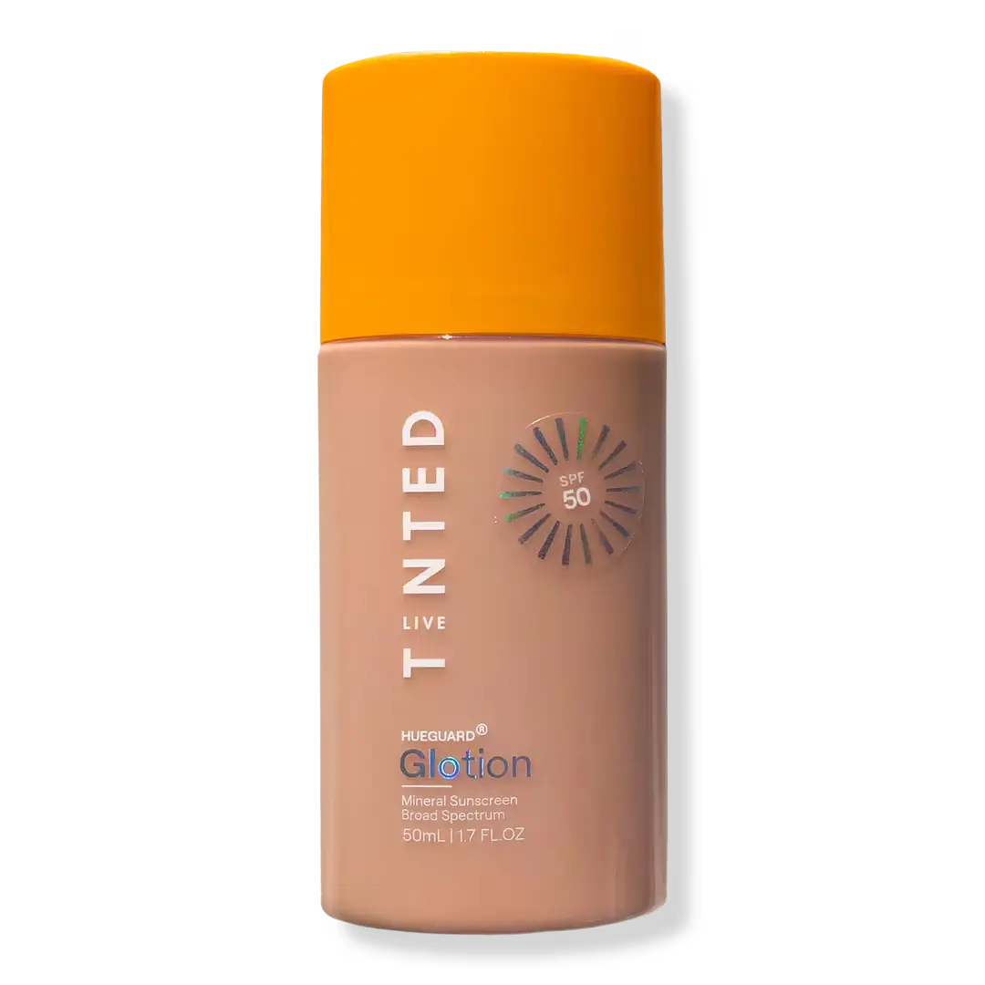 Live Tinted Hueguard Glotion Mineral Sunscreen Broad Spectrum SPF 50 2 Medium/Deep