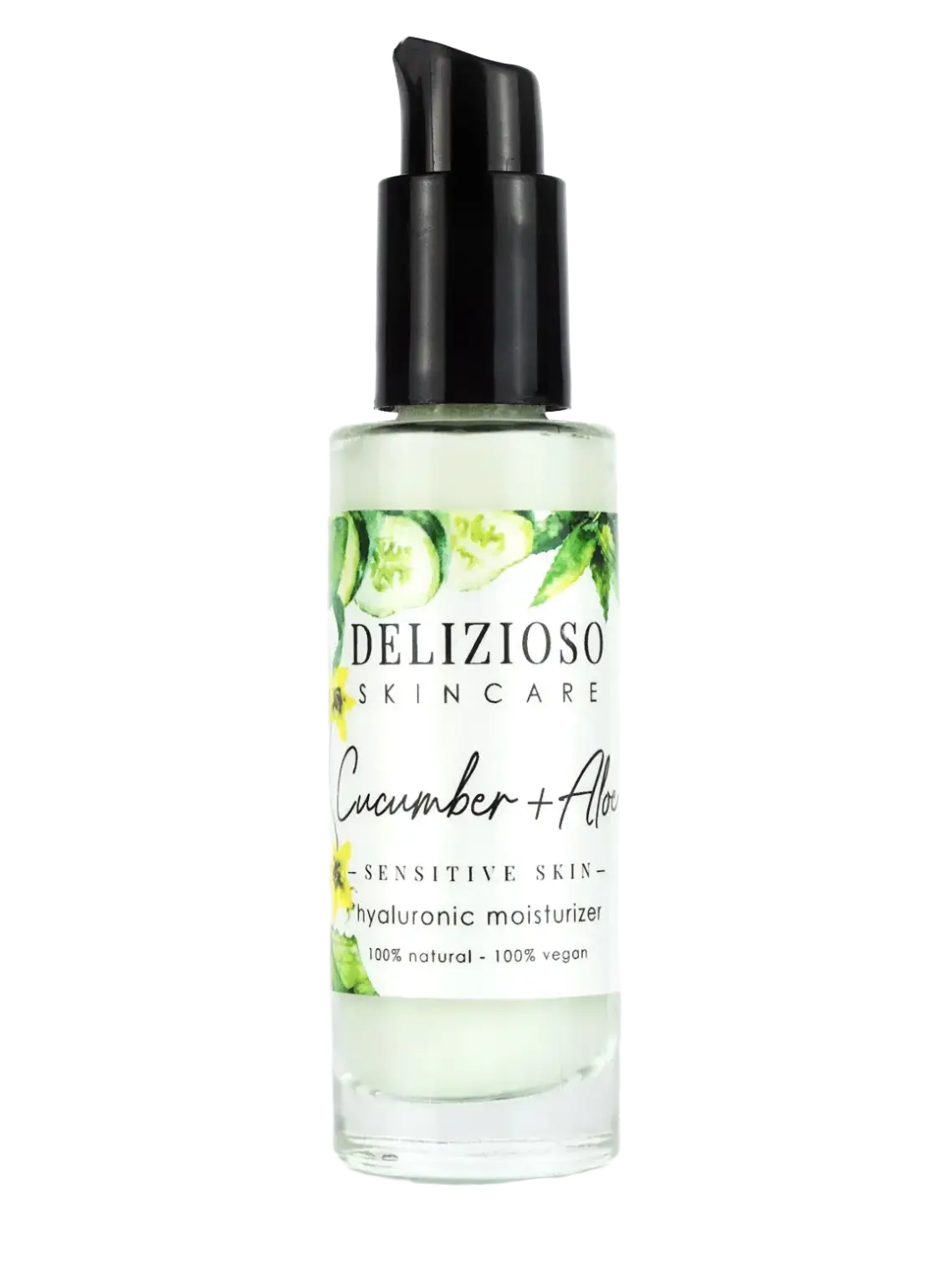 Delizioso Cucumber & Aloe Sensitive Skin Hyaluronic Moisturizer