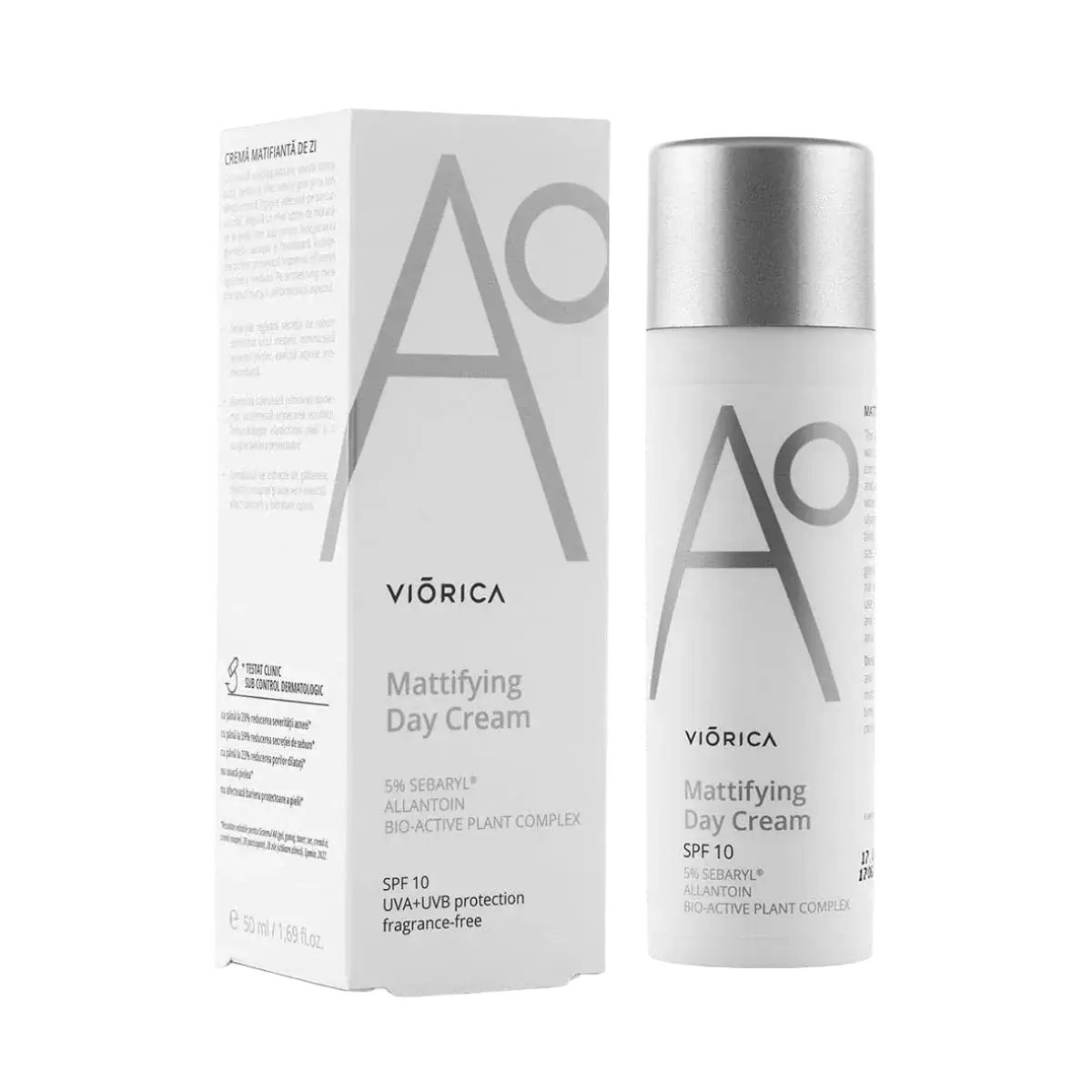 Viorica A0 Mattifying Day Cream SPF 10