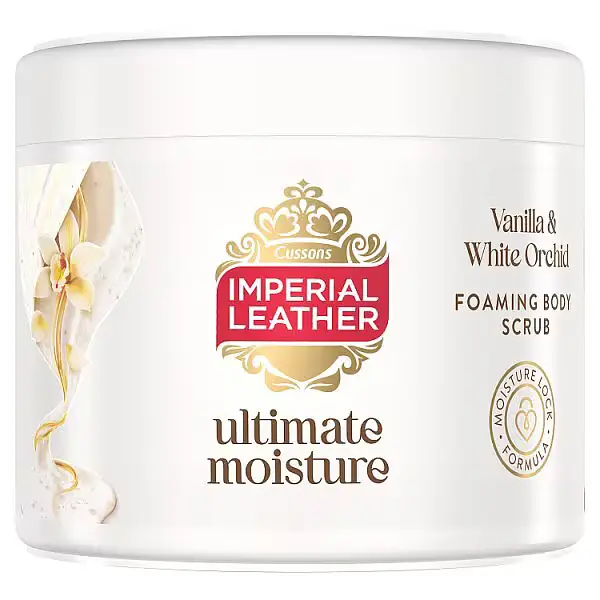 Imperial Leather Ultimate Moisture Foaming Body Scrub Vanilla and White Orchid