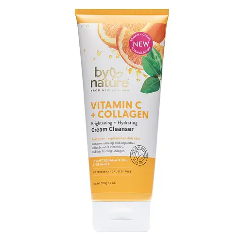 By Nature Vitamin C + Collagen Cream Cleanser
