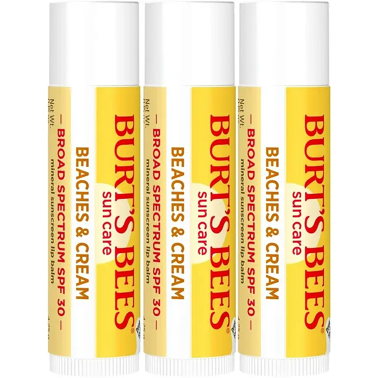 Burt's Bees Island Getaway SPF 30 Lip Balm Beaches & Cream