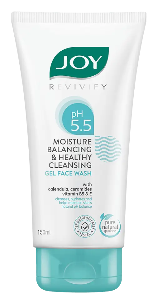 Joy Beautiful By Nature Revivify pH 5.5 Moisture Balancing & Healthy Cleansing Gel Face Wash