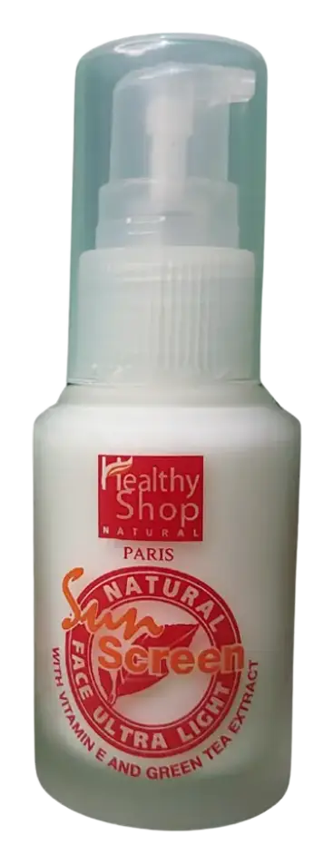 Healthy Shop Natural Sun Screen Green Tea Natural Face Ultra-Light SPF 25