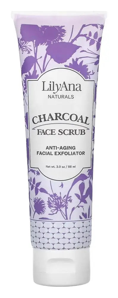 LilyAna Naturals Anti-Aging Charcoal Face Scrub