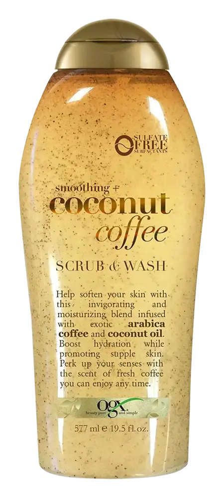 OGX Beauty Smoothing + Coconut Coffee Exfoliating Body Scrub with Arabica Coffee & Coconut Oil