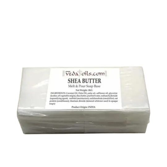 Vedaoils Shea Butter Melt & Pour Soap Base With Glycerin