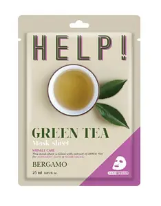 Bergamo Help! Mask Sheet Green Tea