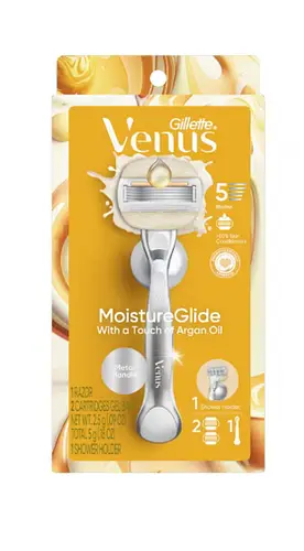 Gillette Venus Moistureglide Women’s Razor With Argan Oil