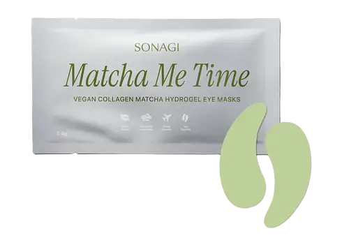 Sonagi Matcha Me Time Vegan Collagen Hydrogel Eye Masks