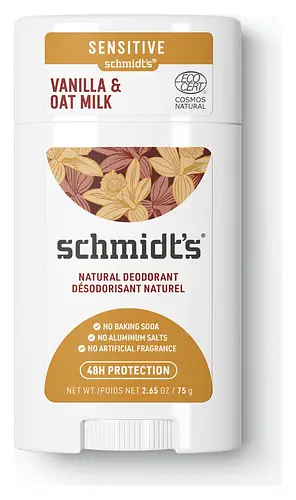 Schmidt's Naturals Aluminum-Free Sensitive Skin Stick Deodorant Vanilla & Oat Milk
