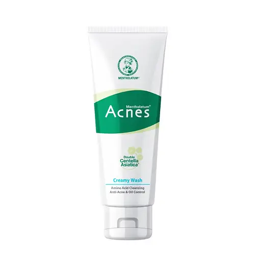Acnes Creamy Wash Double Centella Asiatica