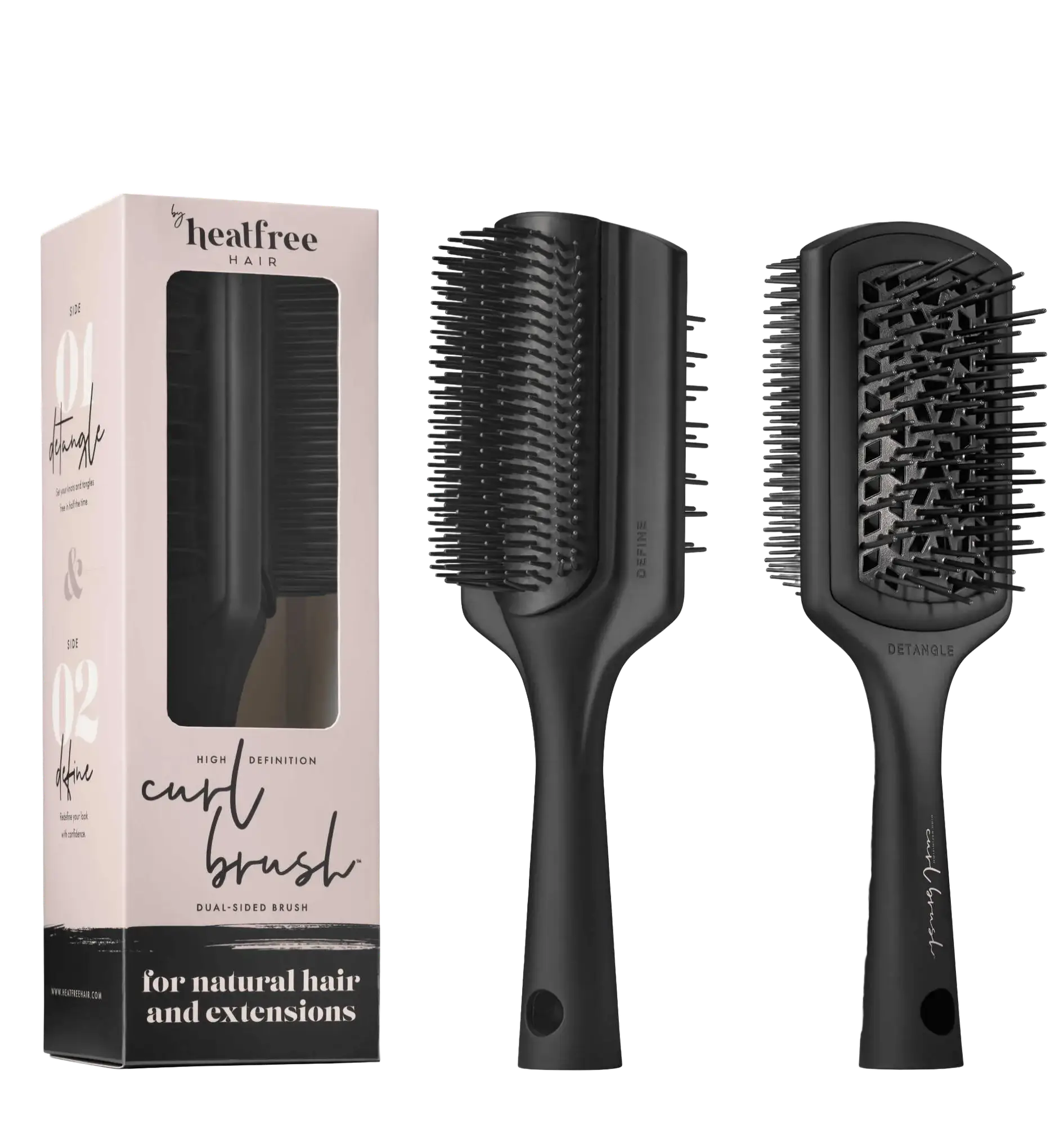 Heat Free Hair Dual-Sided Brush High Definition Curlbrush