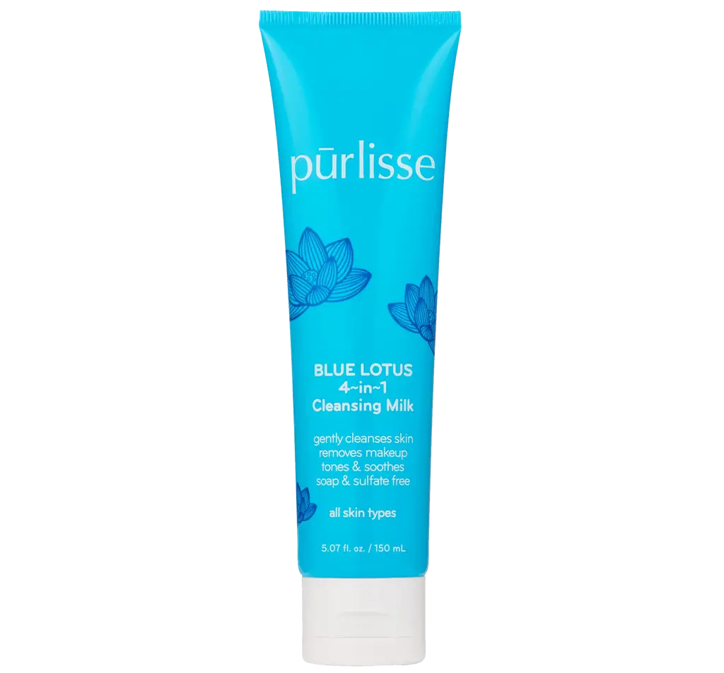 Purlisse Blue Lotus 4-In-1 Cleansing Milk
