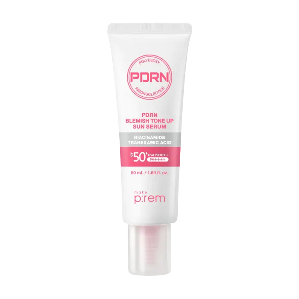Make p:rem PDRN Blemish Tone Up Sun Serum SPF 50+ PA++++