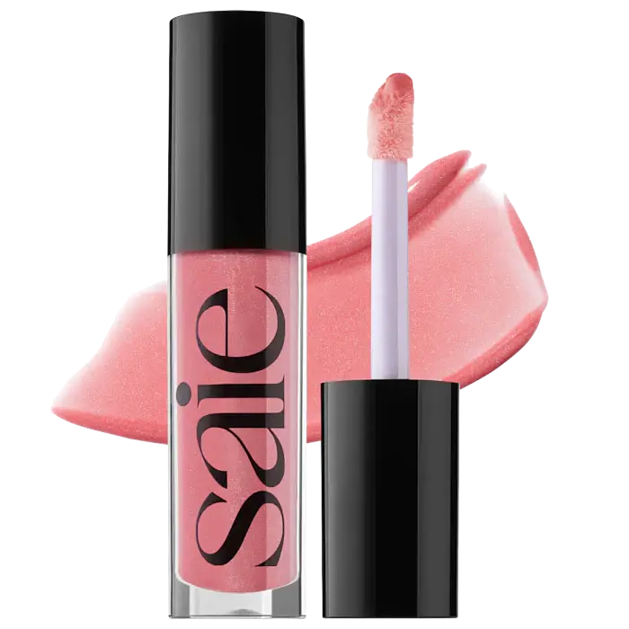 Saie Glossybounce High-Shine Hydrating Lip Gloss Oil Disco