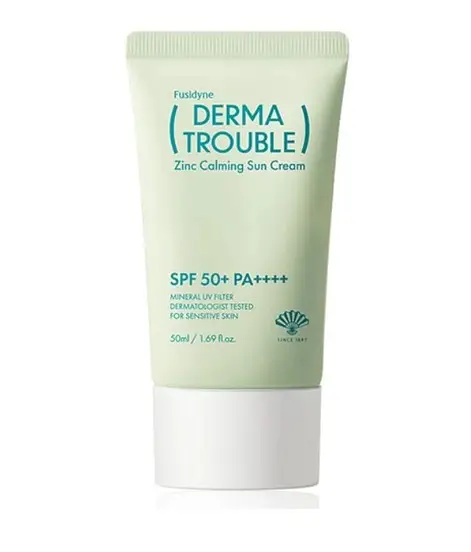 Fusidyne Derma Trouble Zinc Calming Sun Cream SPF50+/PA++++