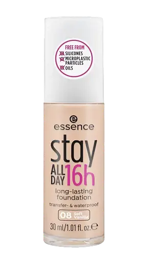 Essence Stay All Day 16h Long-Lasting Foundation 08 Soft Vanilla
