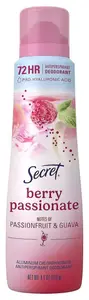 Secret 72 Hr Antiperspirant Deodorant Dry Spray Berry Passionate