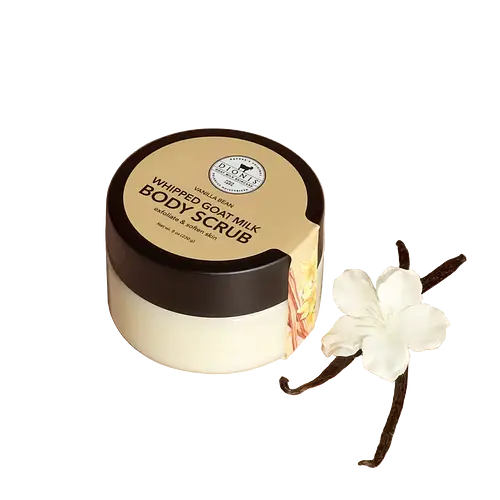 Dionis Whipped Goat Milk Body Scrub Vanilla Bean