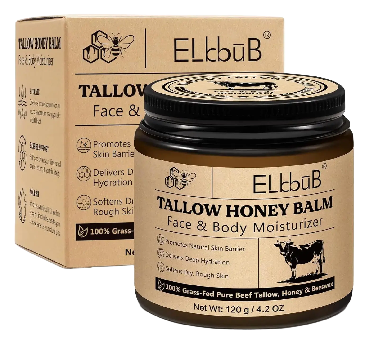 Elbbub Tallow Honey Balm