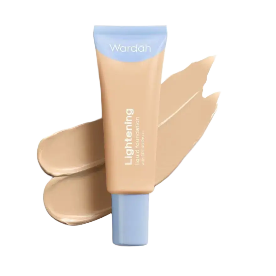 Wardah Lightening Liquid Foundation 02 Beige