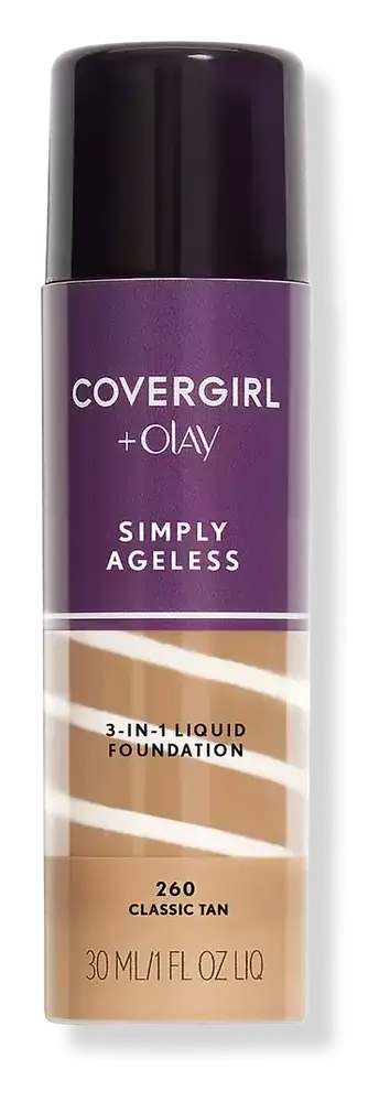 Covergirl + Olay Simply Ageless 3-In-1 Liquid Foundation 260 Classic Tan