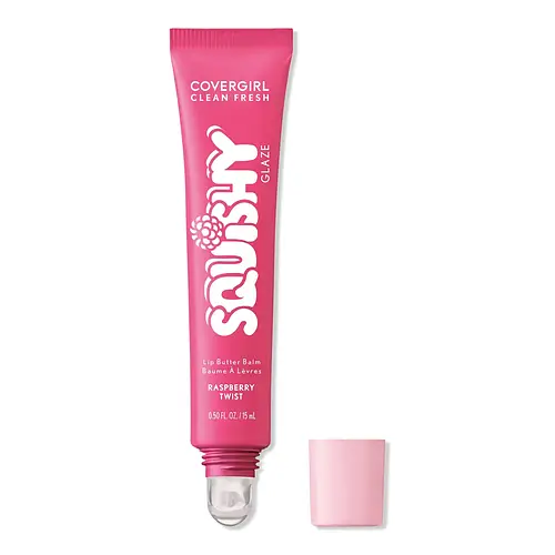 Covergirl Clean Fresh Squishy Glaze Lip Butter Balm Raspberry Twist