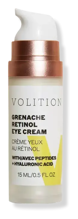 Volition Beauty Grenache Retinol Eye Cream with Peptides + Hyaluronic Acid
