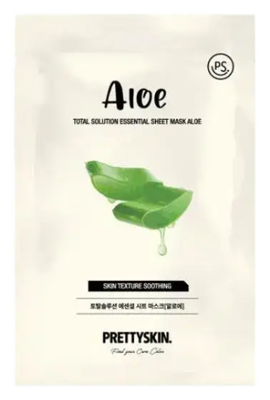 Pretty Skin Total Solution Essential Sheet Mask Aloe