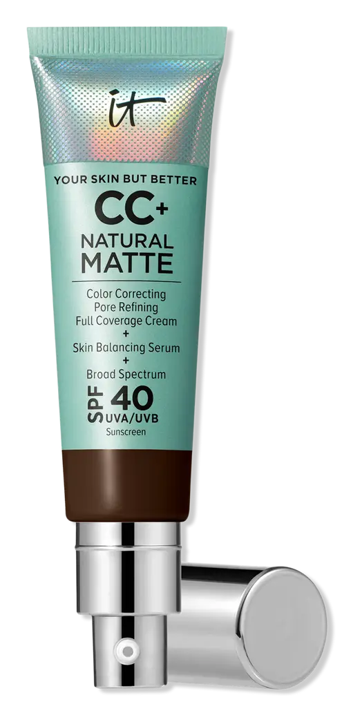 IT Cosmetics CC+ Cream Natural Matte Foundation SPF 40 Deep Cool