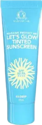 Madame Gie Let's Glow Tinted Sunscreen SPF 50 03 Deep