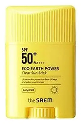 The Saem Eco Earth Power Clear Sun Stick SPF 50+ PA++++