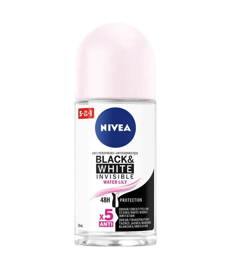 Nivea Black & White Invisible Deodorant Water Lily