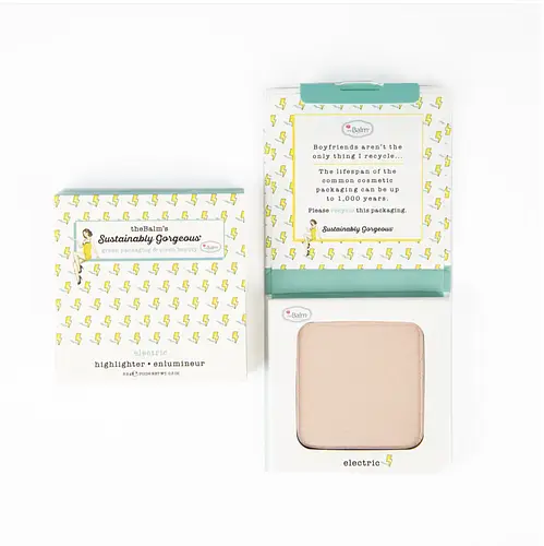 theBalm Cosmetics Sustainably Gorgeous Powder Highlighter Electric