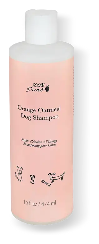 100% Pure Orange Oatmeal Dog Shampoo