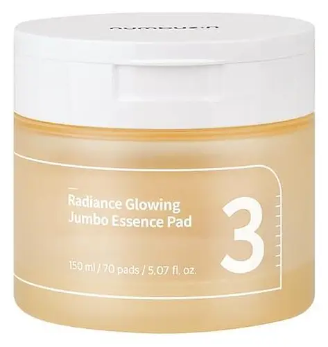 Numbuzin No.3 Radiance Glowing Jumbo Essence Pad